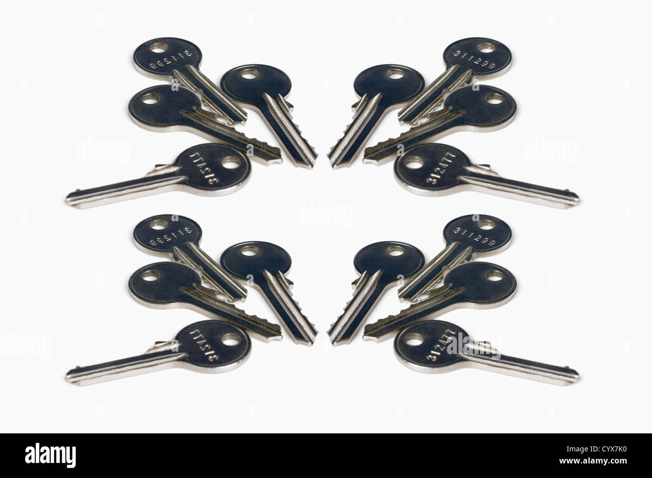 Closeup of keys Stock Photo Alamy