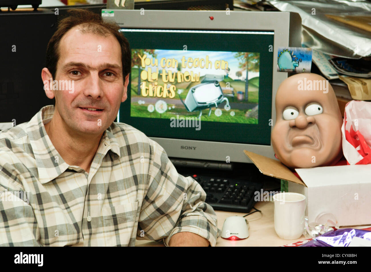 Dave Sproxton co-founder and Executive Chairman of Aardman Animations Bristol England UK Stock Photo