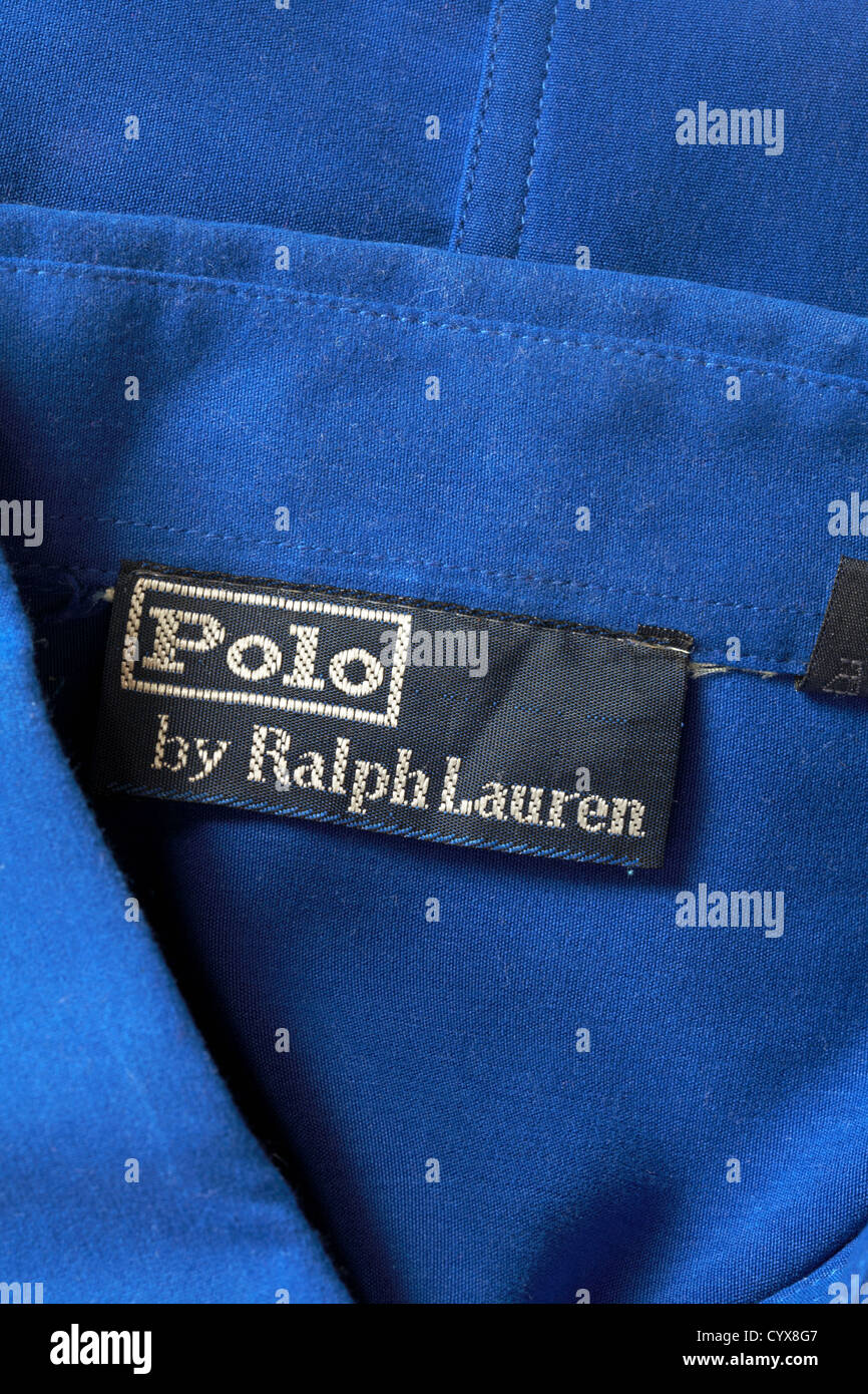 Polo Ralph Lauren Brand Logo With Name White Symbol Clothes Design