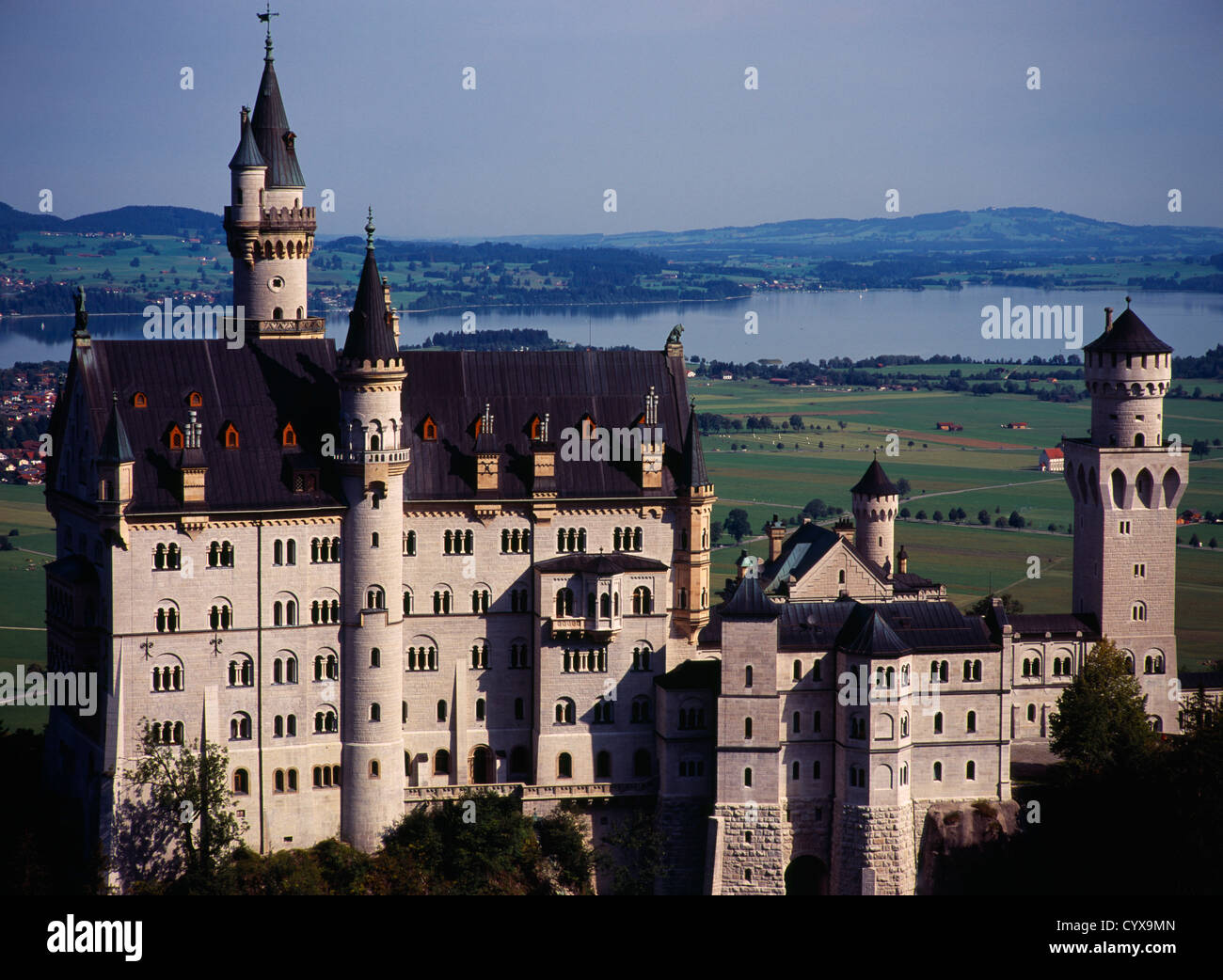 Exterior neuschwanstein castle built ludwig hi-res stock photography ...