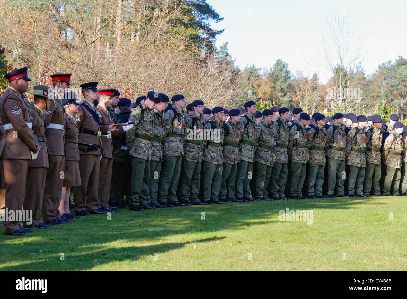 Army training pirbright hi-res stock photography and images - Alamy