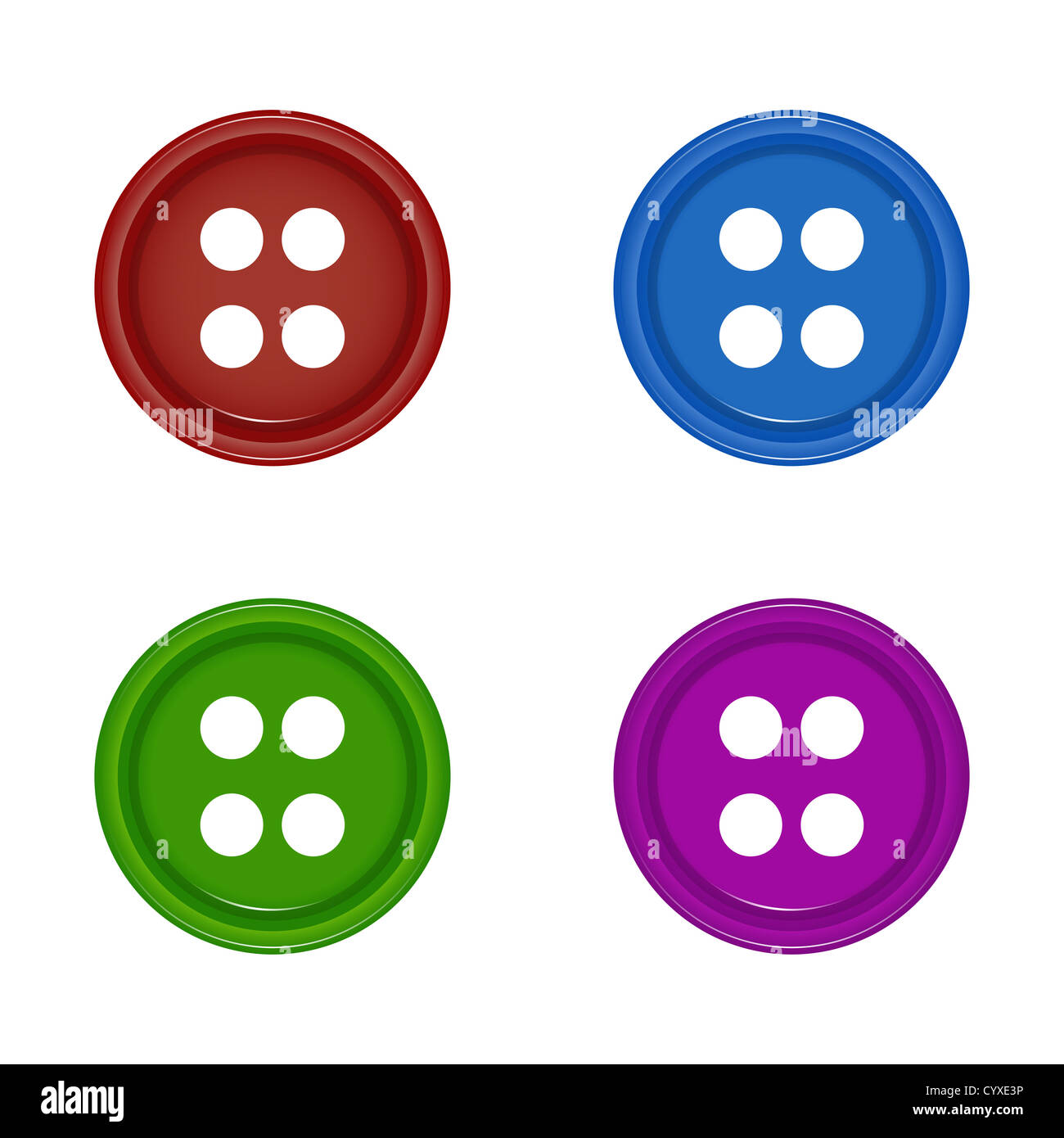 Shirt Buttons Sample illustration of shirt buttons on white background Stock Photo - Alamy