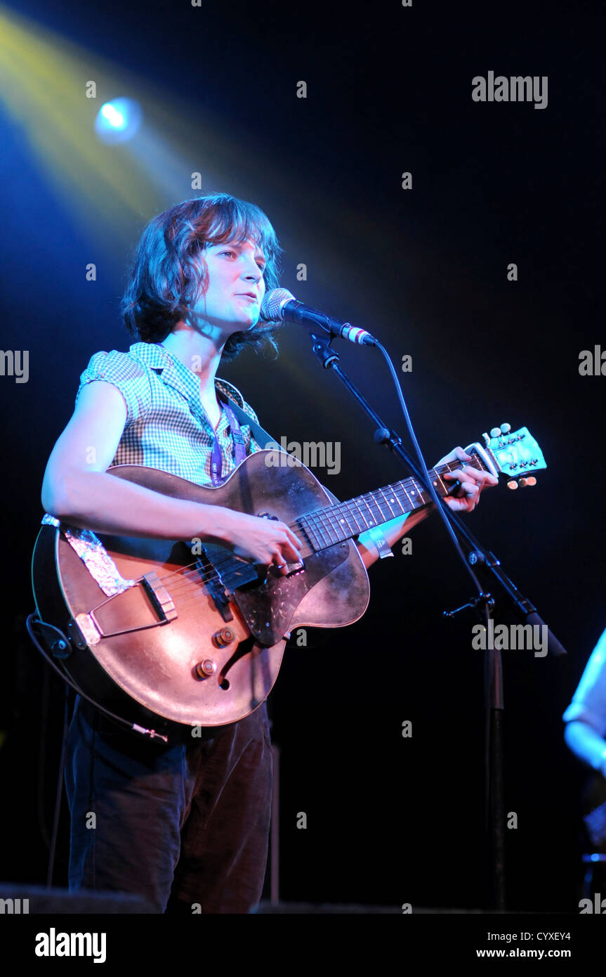 Festival Devon Sproule country style singer performs at Cambridge Folk ...