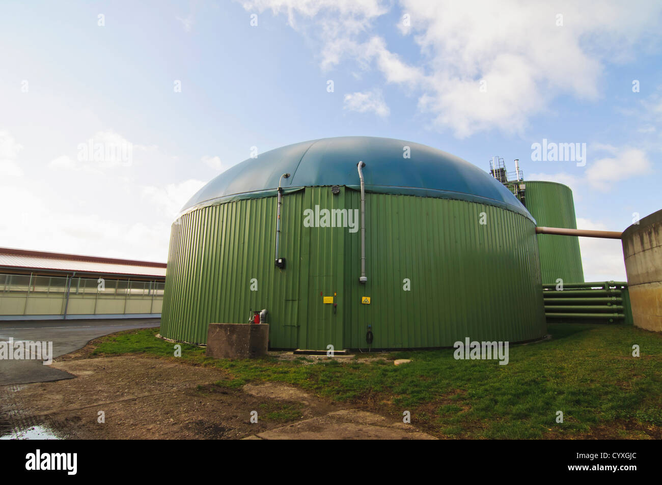 View of biogas plant hi-res stock photography and images - Alamy