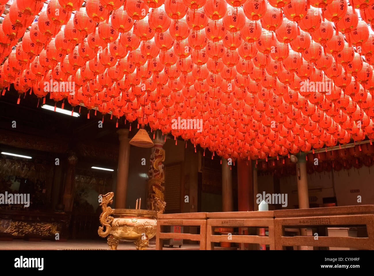 Here are a lot of red and beautiful Chinese lantern Stock Photo - Alamy