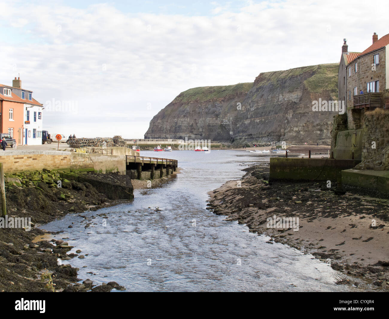 Staithes North Yorkshire Stock Photo Alamy