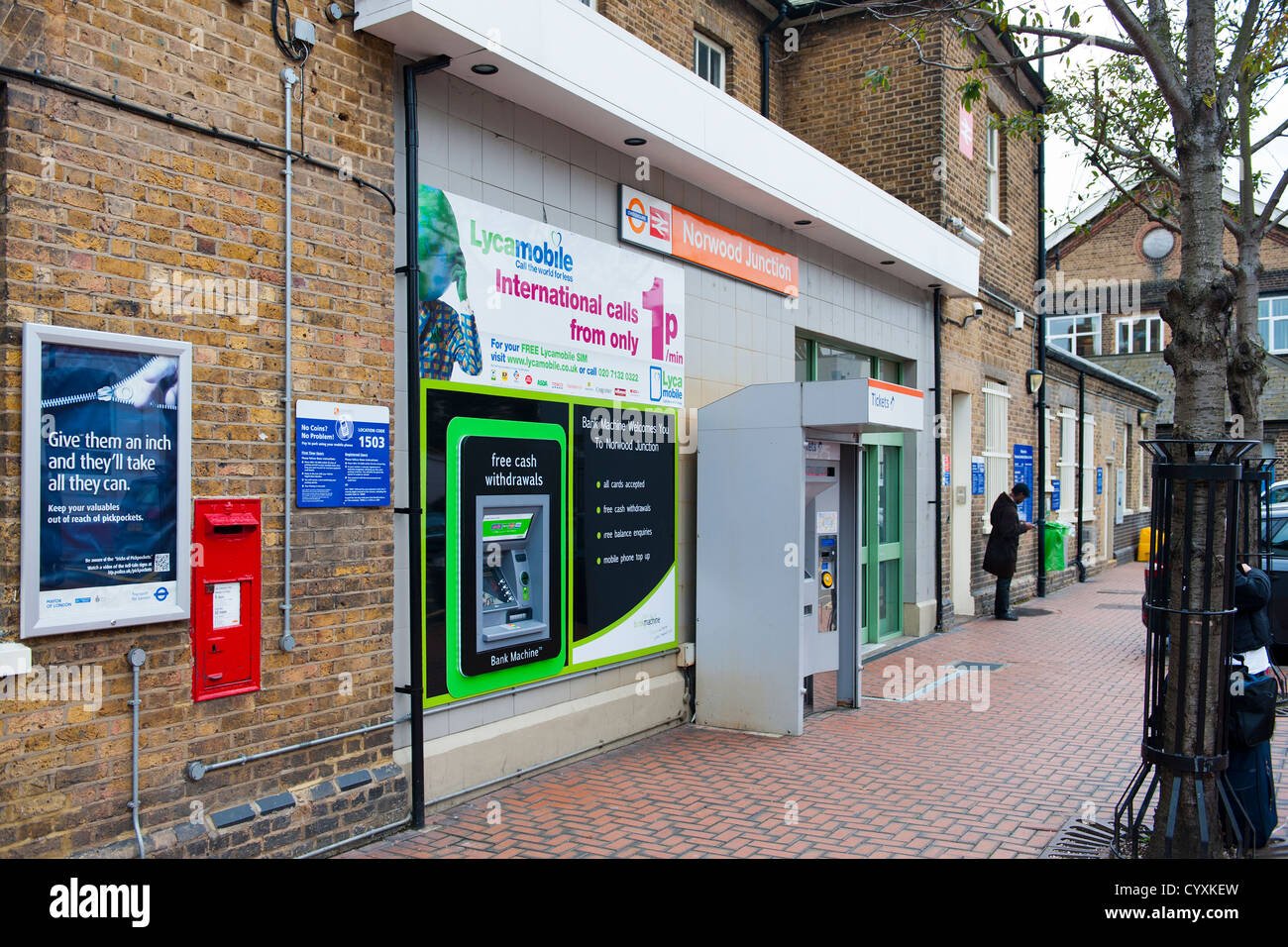 The Entrance to Norwood Junction Railway Station, UK Stock Photo Alamy
