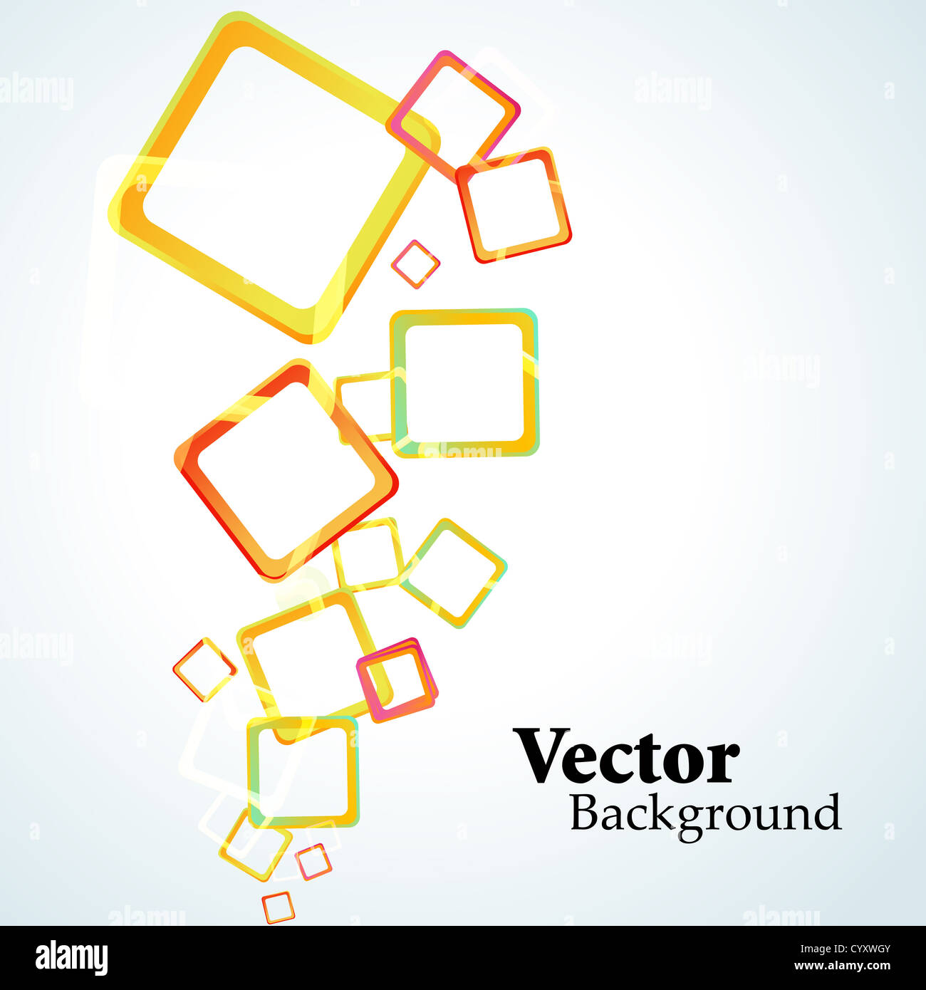 illustration of abstract vector background with colorful shapes Stock ...