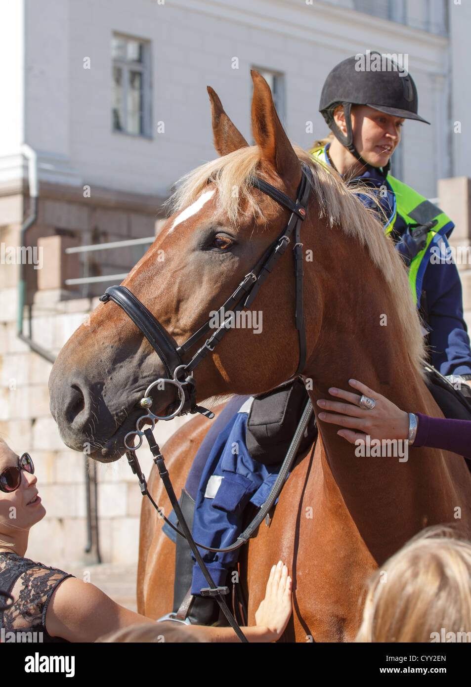 Calm police officer hi-res stock photography and images - Alamy
