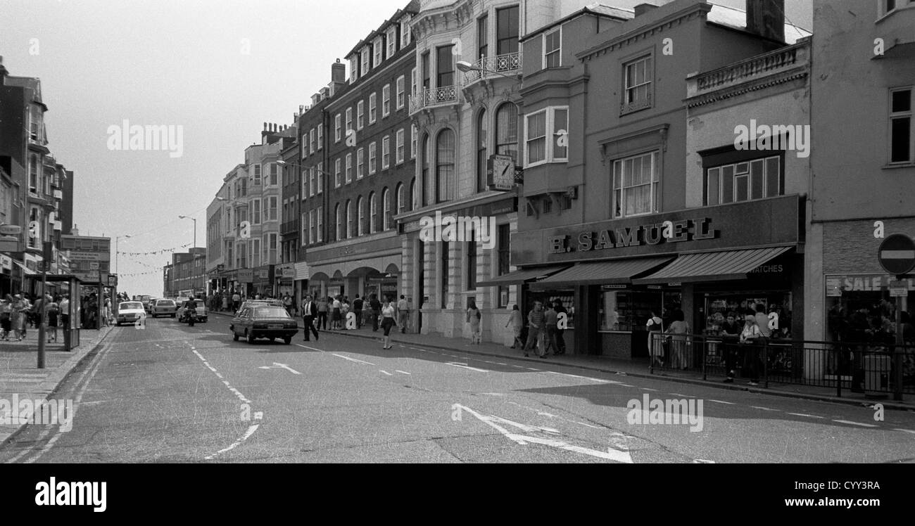Hastings town centre in 1982 hires stock photography and images Alamy