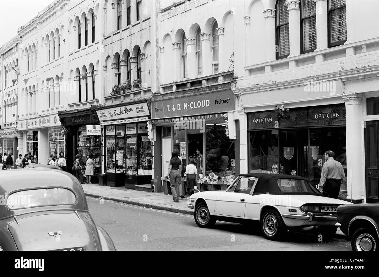Kings road in Hastings in 1977 Stock Photo Alamy