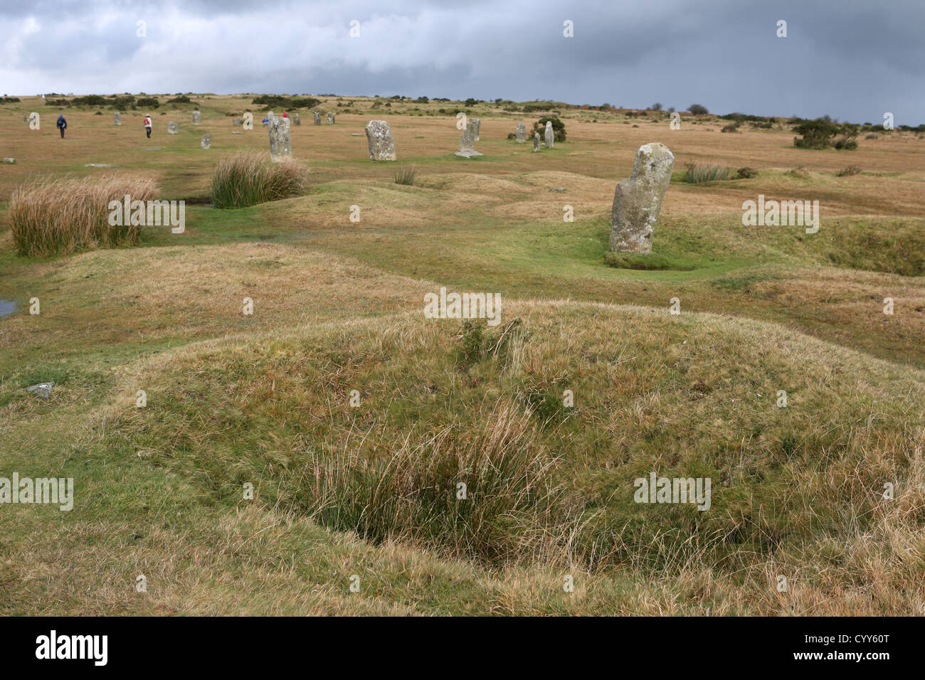 Hurlers Stone Circles walk, Cornwall 