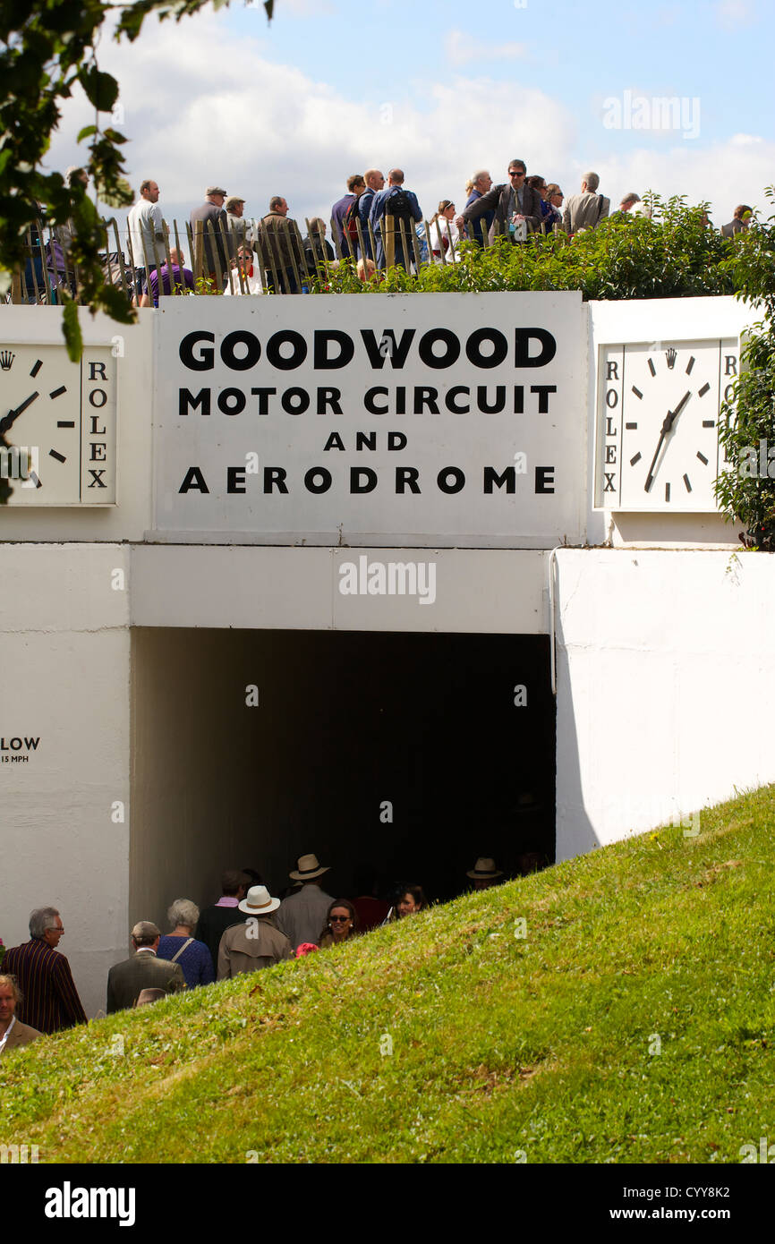 Goodwood Motor Circuit and Aerodrome during the Goodwood Revival Meeting 2012 Stock Photo