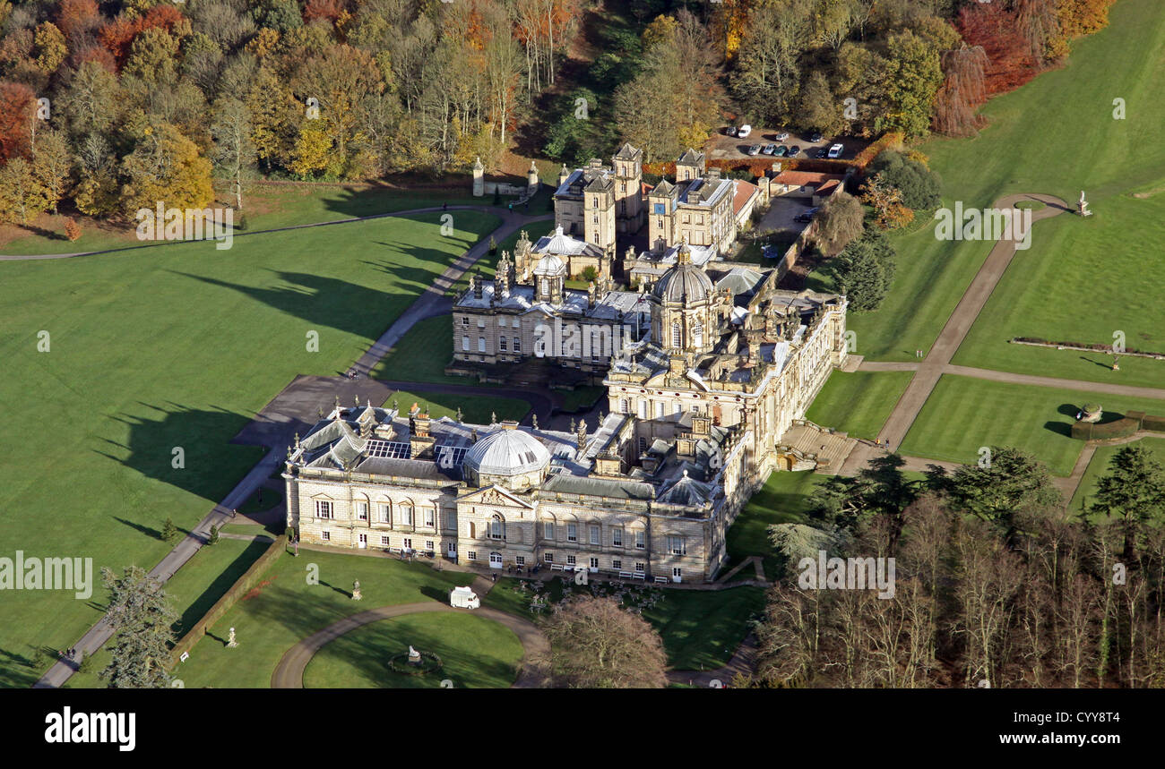 aerial view of Castle Howard in North Yorkshire Stock Photo: 51616100 ...