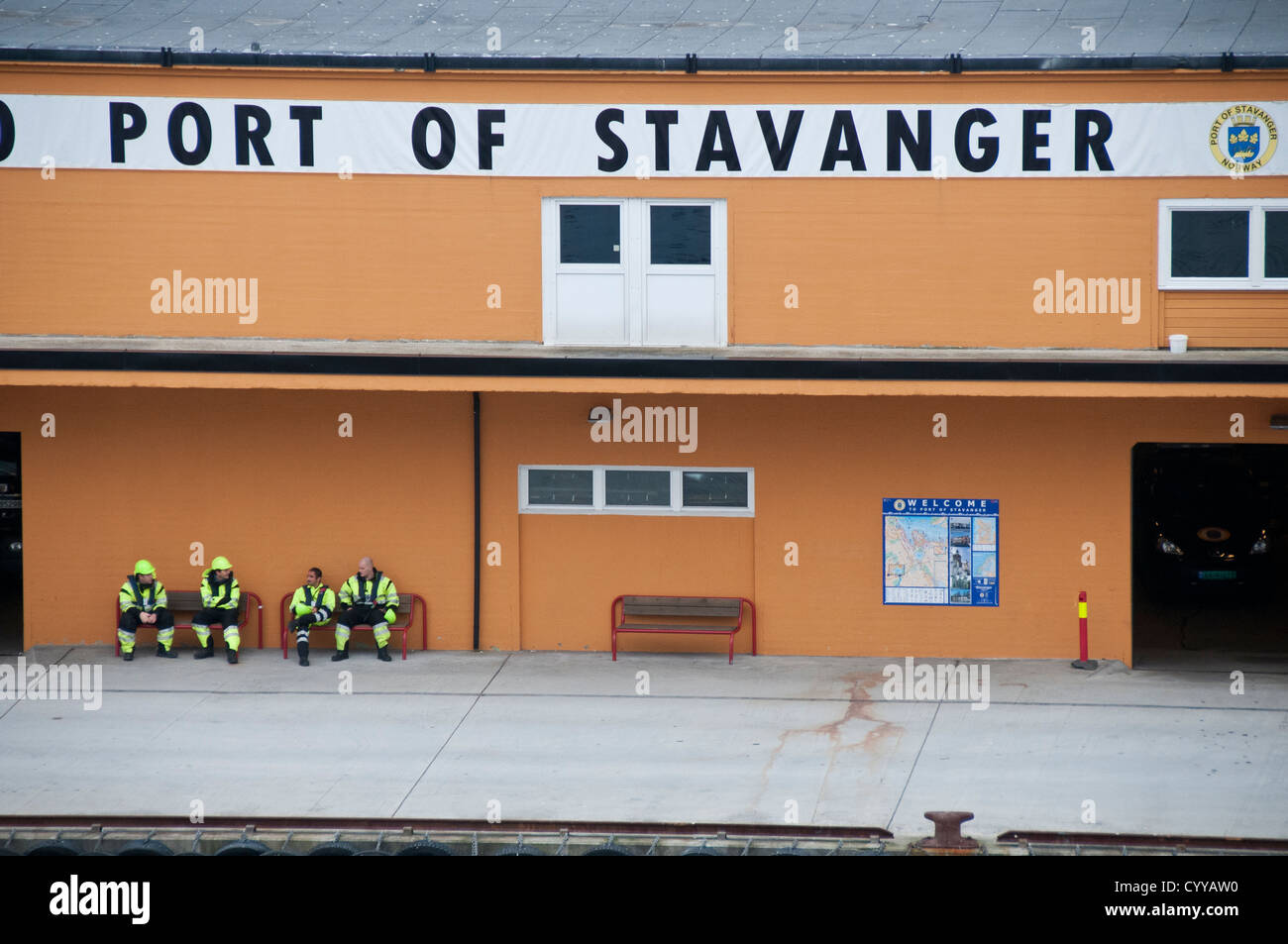 Port of Stavanger Stock Photo