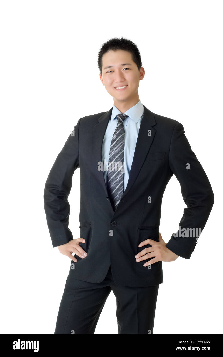 Happy young eastern man Cut Out Stock Images & Pictures - Alamy