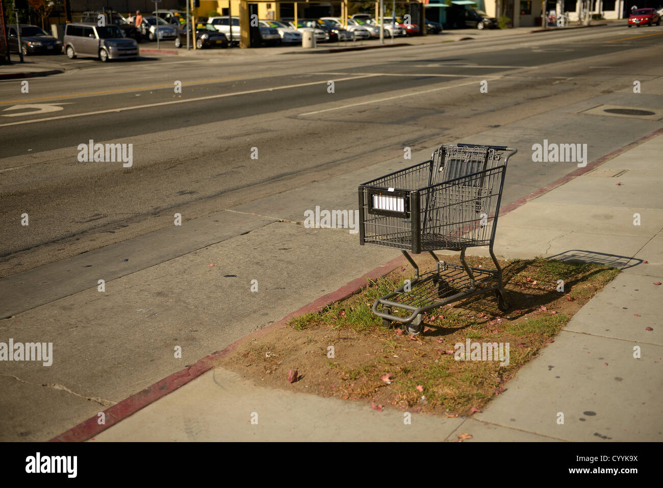 shopping cart los angeles Stock Photo Alamy