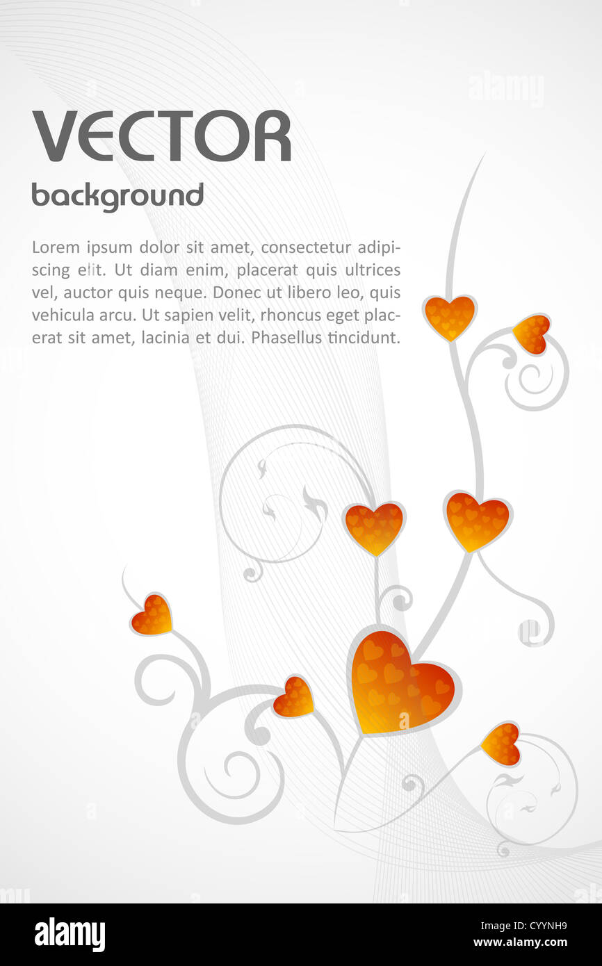 illustration of vector background ,heart Stock Photo - Alamy