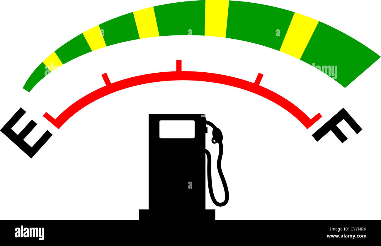 Fuel gauge and full hires stock photography and images Alamy