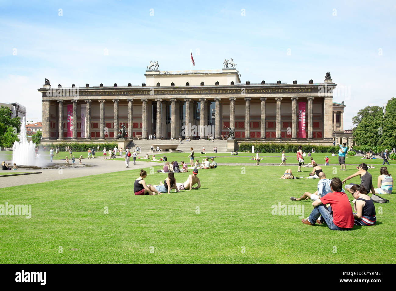 Altes Museum or Antiquity Museum in Berlin Stock Photo