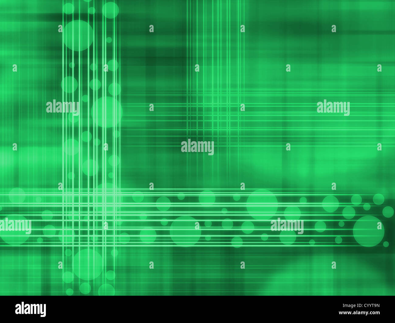 Various size circles on a green abstract background Stock Photo - Alamy