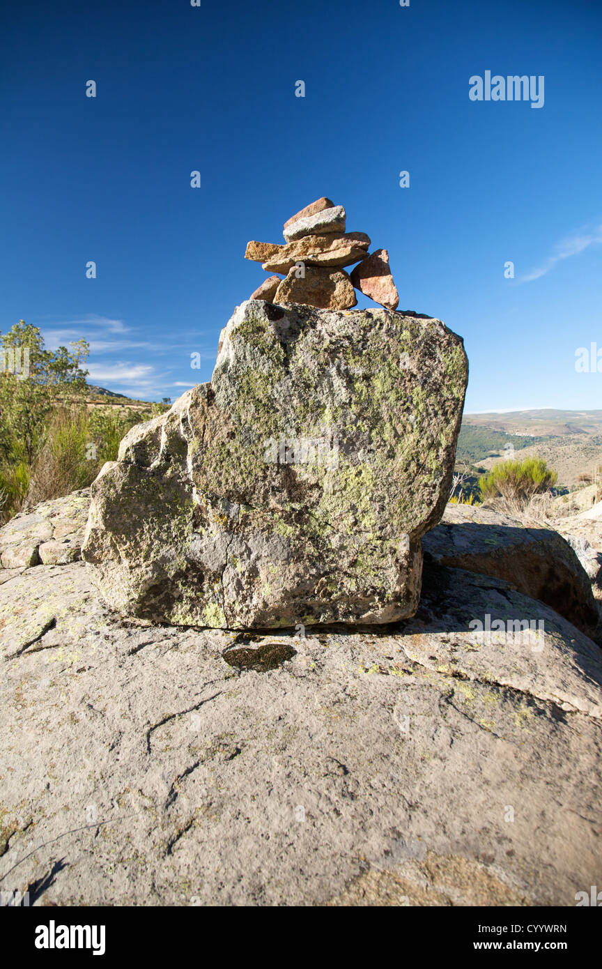 mountains at gredos natural park in avila spain Stock Photo - Alamy