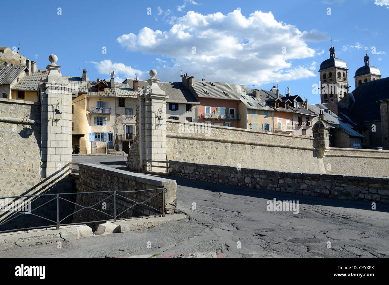 Porte Dauphine or Dauphine Town Gate and City Walls built by Vauban at  Briançon Hautes-Alpes France Stock Photo - Alamy