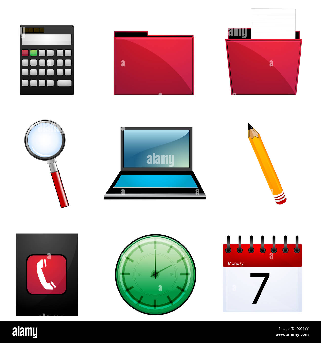 illustration of multiple objects Stock Photo - Alamy