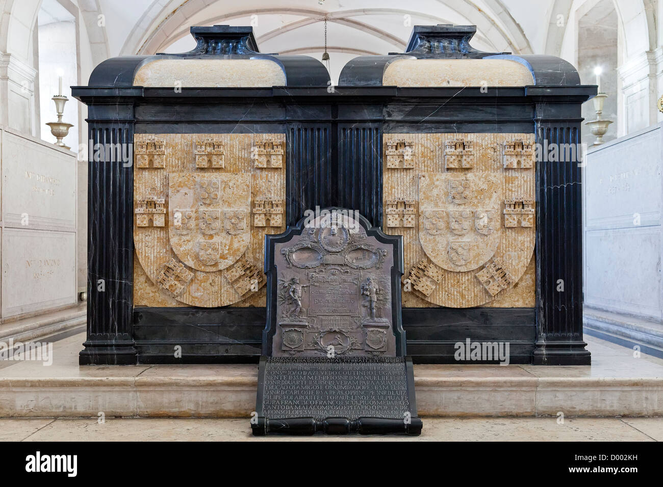 The royal pantheon of the house of braganza hires stock photography