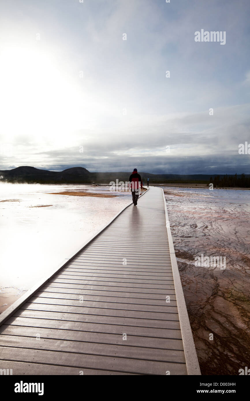 Yellowstone formation Stock Photo