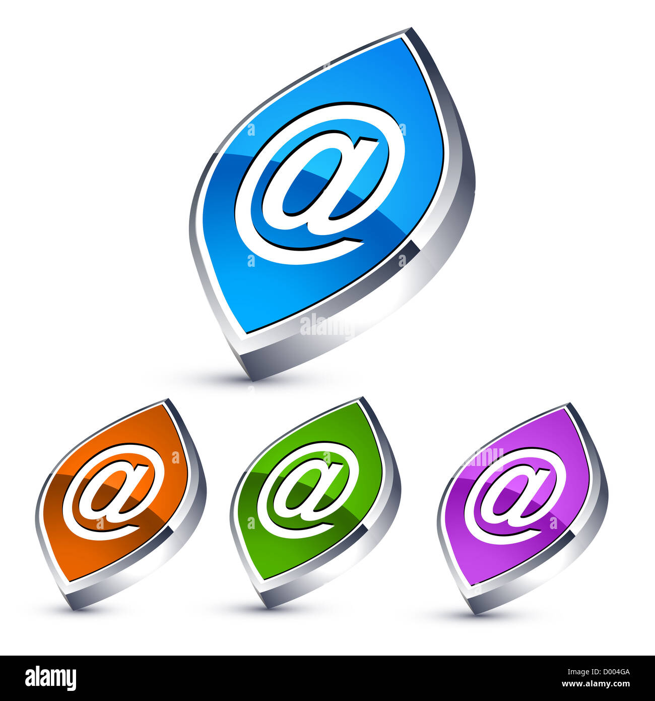 illustration of web icons on white background Stock Photo - Alamy