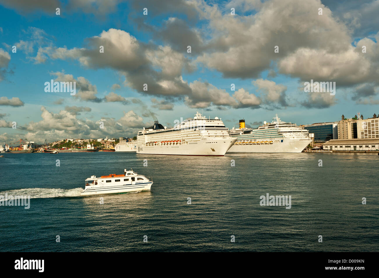 Cruise ships, Port of Salvador, bahia, Brazil Stock Photo Alamy