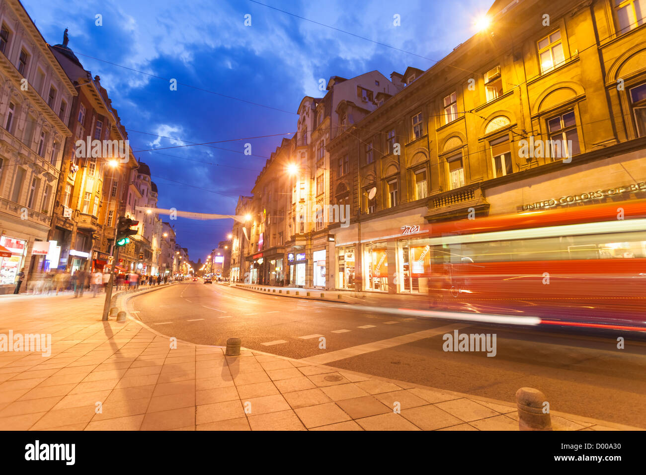 Numerous streets and squares were also named after Tito. Stock Photo