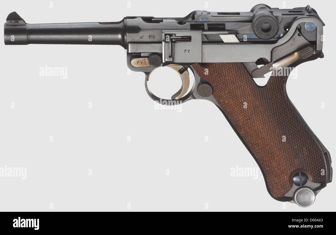 A cutaway demonstration model Parabellum from Persian contract,cal.9 mm ...