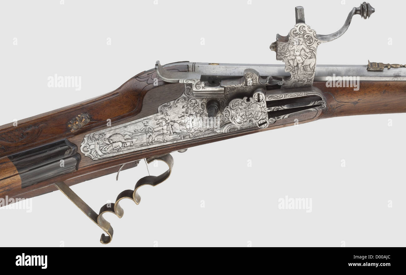 German wheel wrench blunderbuss, 17th century (46cm)