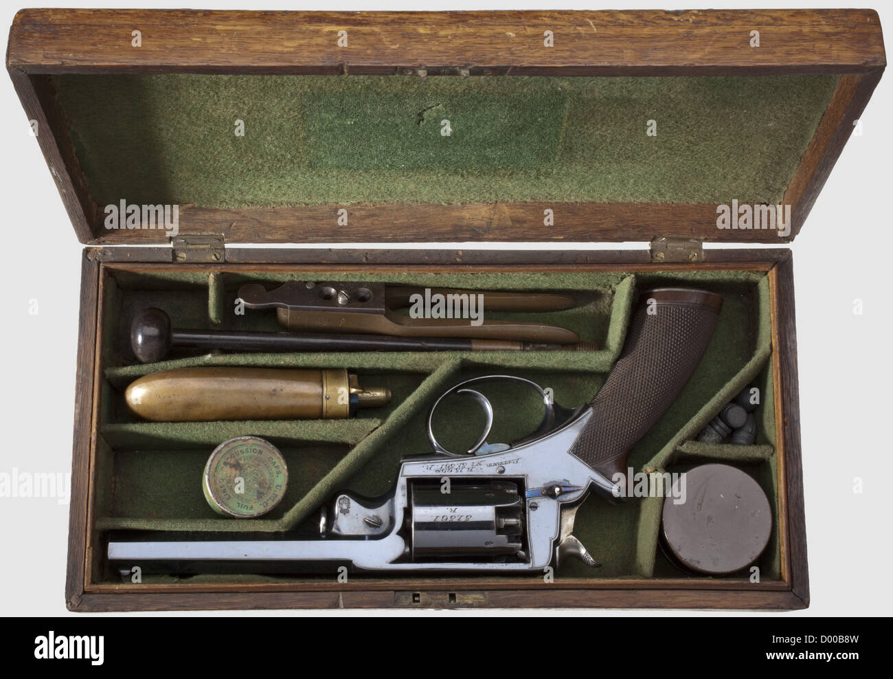 A cased Beaumont Adams Revolver,London Armoury Company,circa 1858.Cal ...
