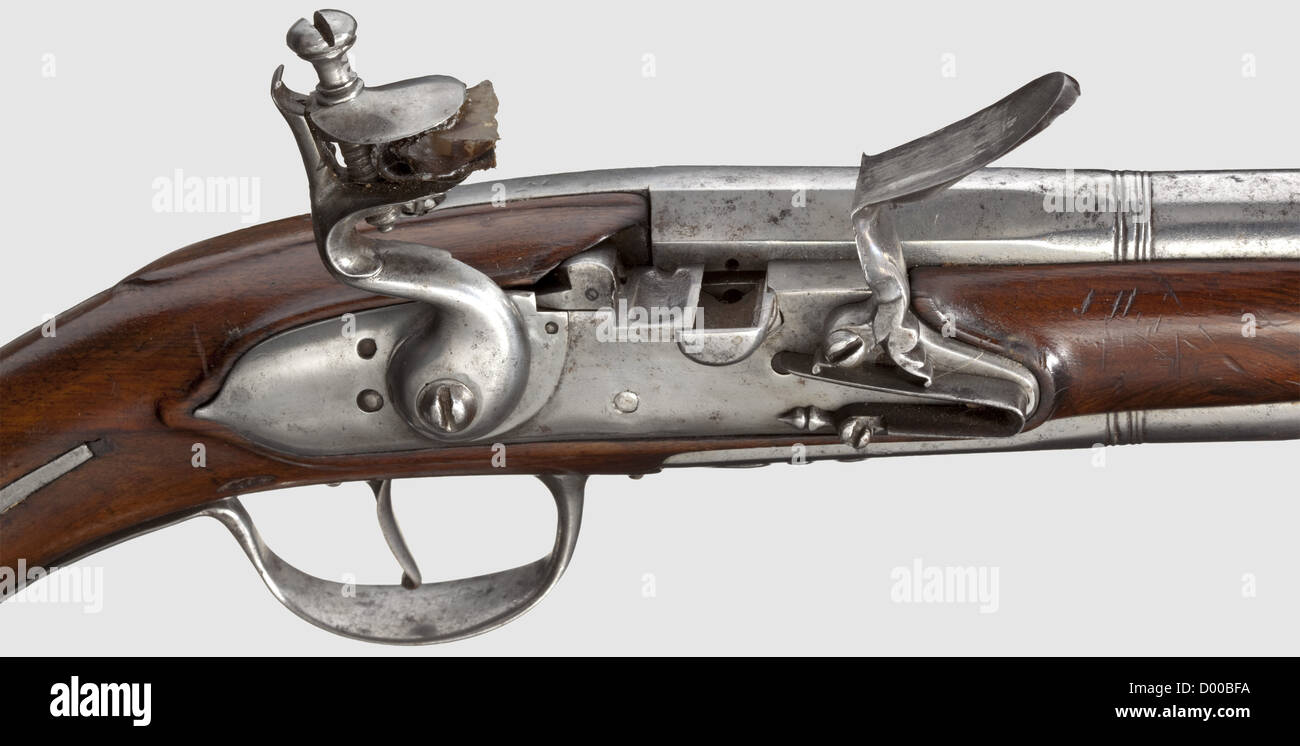 French over and under double barrelled flintlock pistol hi-res stock ...