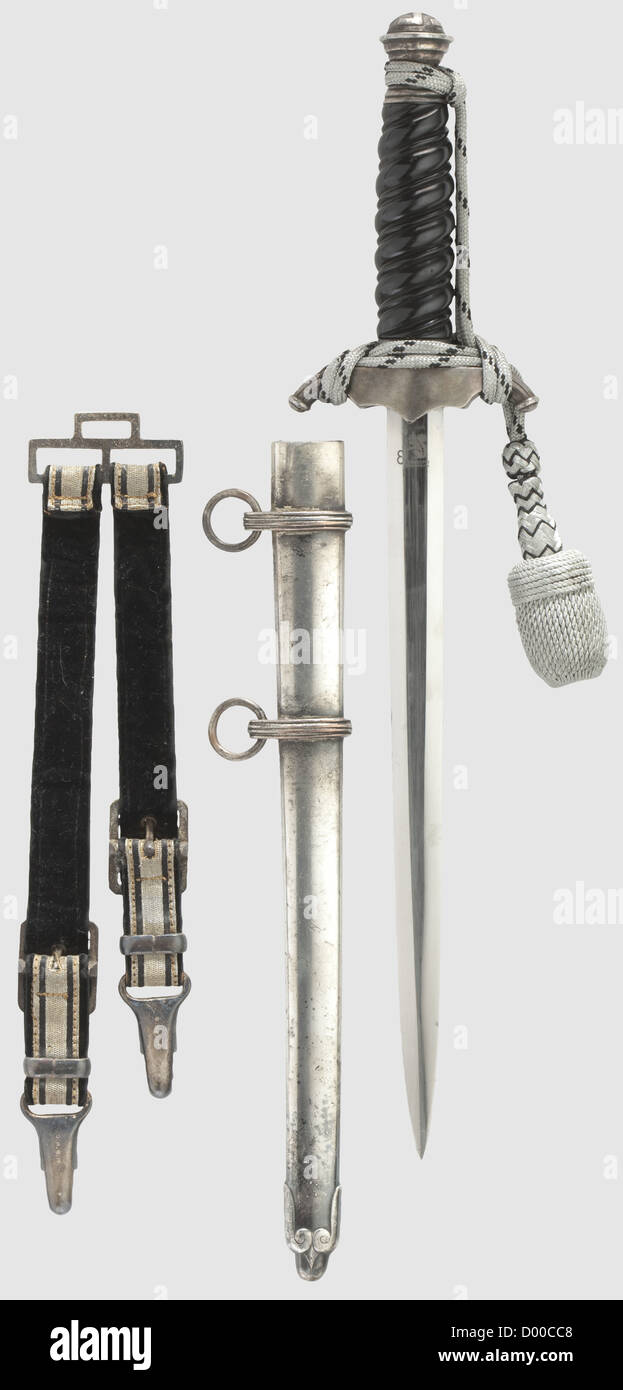 A model 38 dagger for leaders of the Railway Protection,with portepee