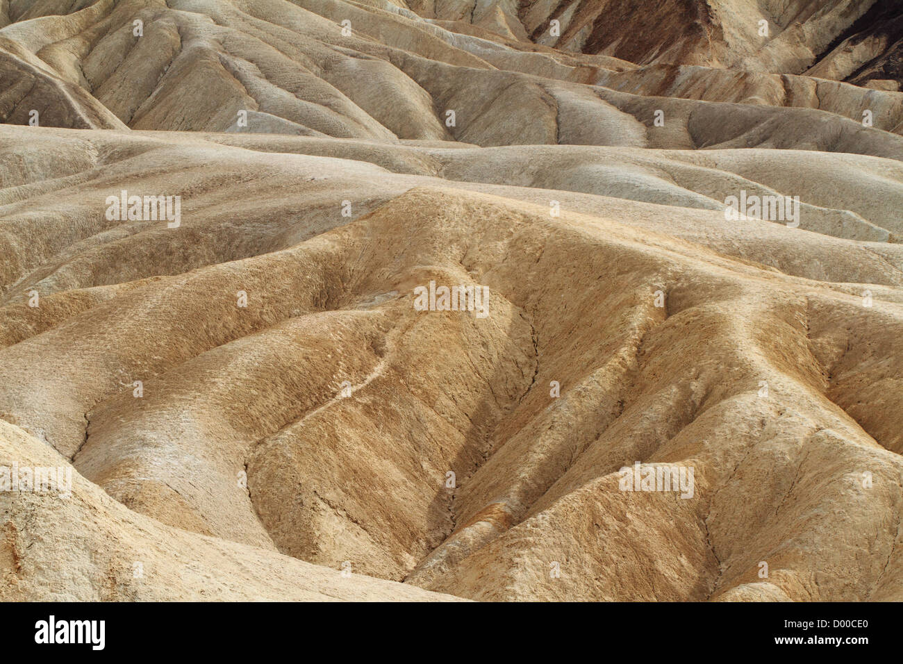 Interesting patterns - abstract image of the badlands at Zabriskie ...