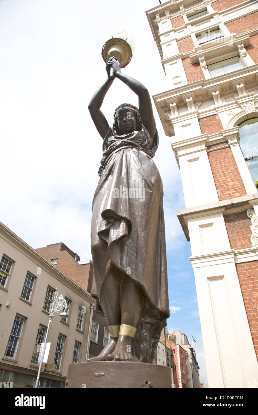 classic statue at a public street of dublin Stock Photo Alamy