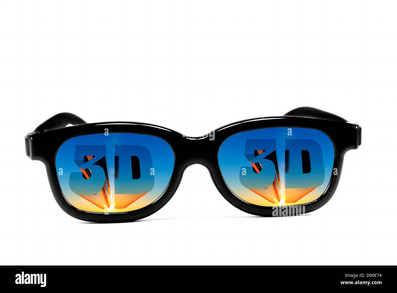 3d glasses Stock Photo