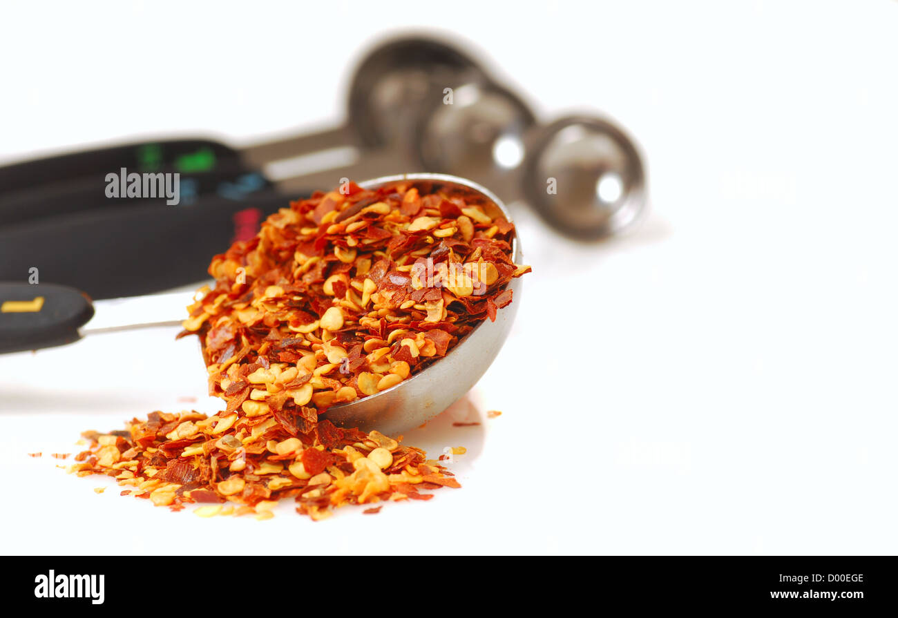Red pepper flakes hi-res stock photography and images - Alamy