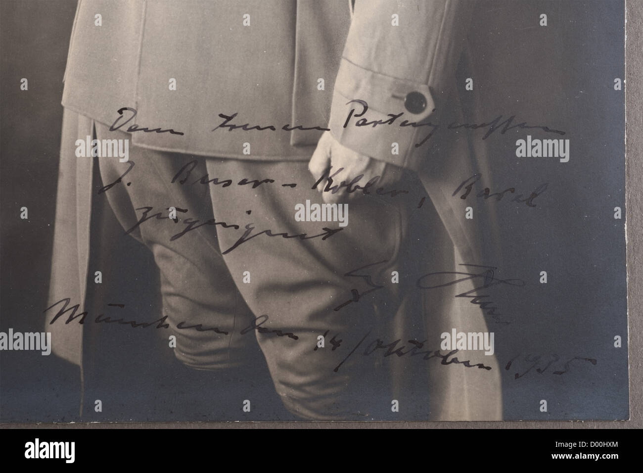 Signed adolf hitler signature hi-res stock photography and images - Alamy