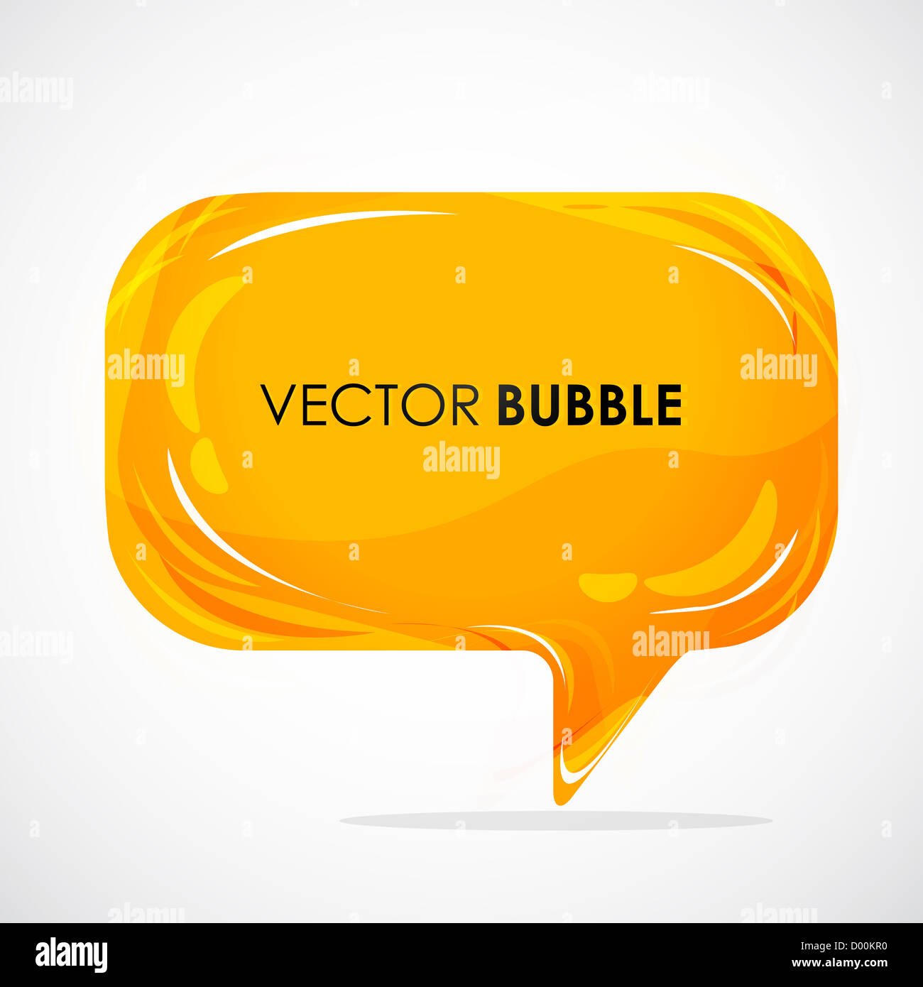 illustration of glossy speech bubble Stock Photo - Alamy