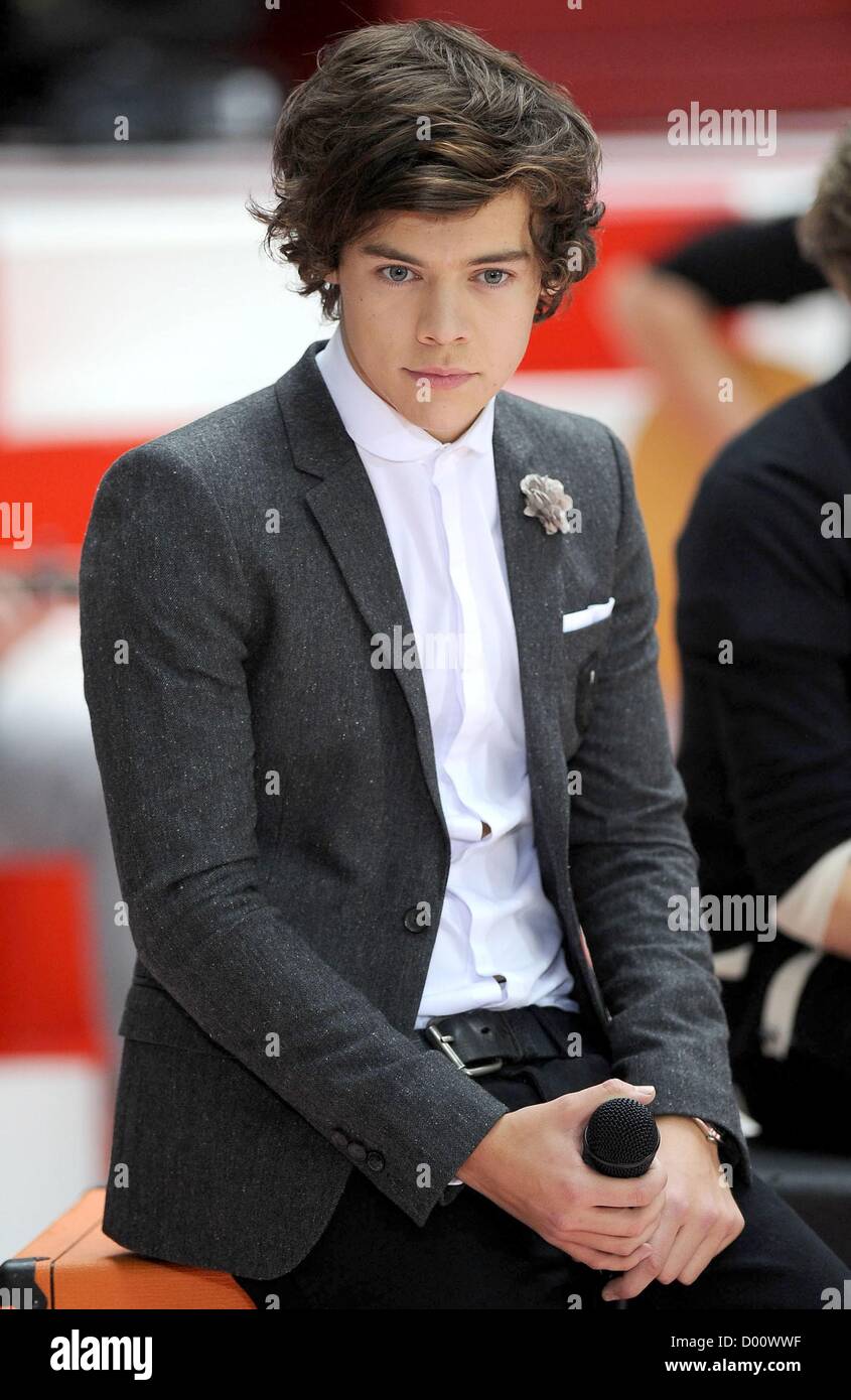New York, USA. 13th November 2012. Harry Styles on stage for NBC Today