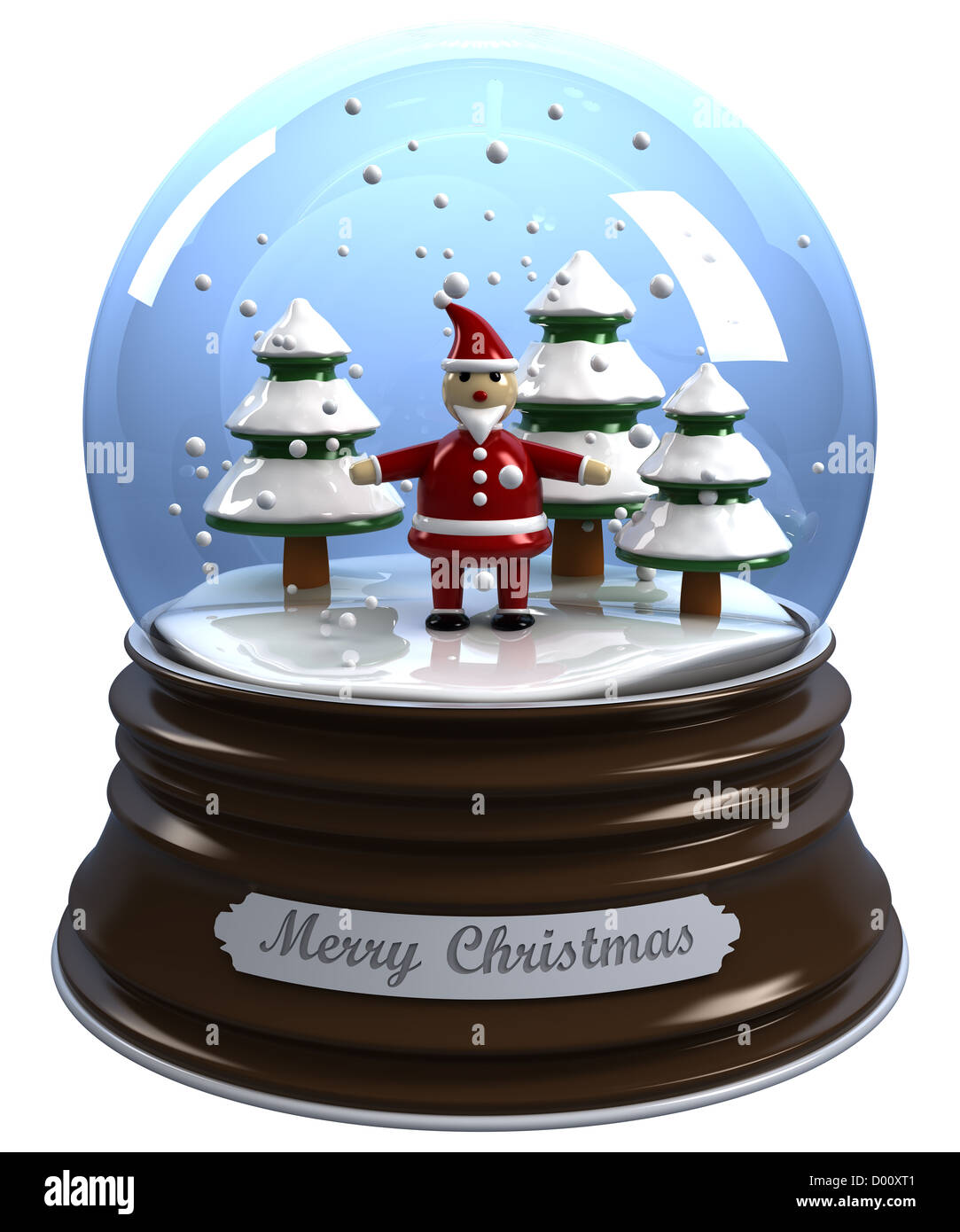 Santa snow globe hi-res stock photography and images - Alamy