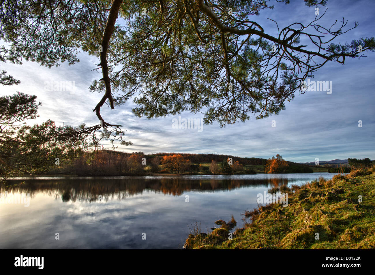Knapps Loch, Kilmacolm, Renfrewshire, Scotland. Stock Photo