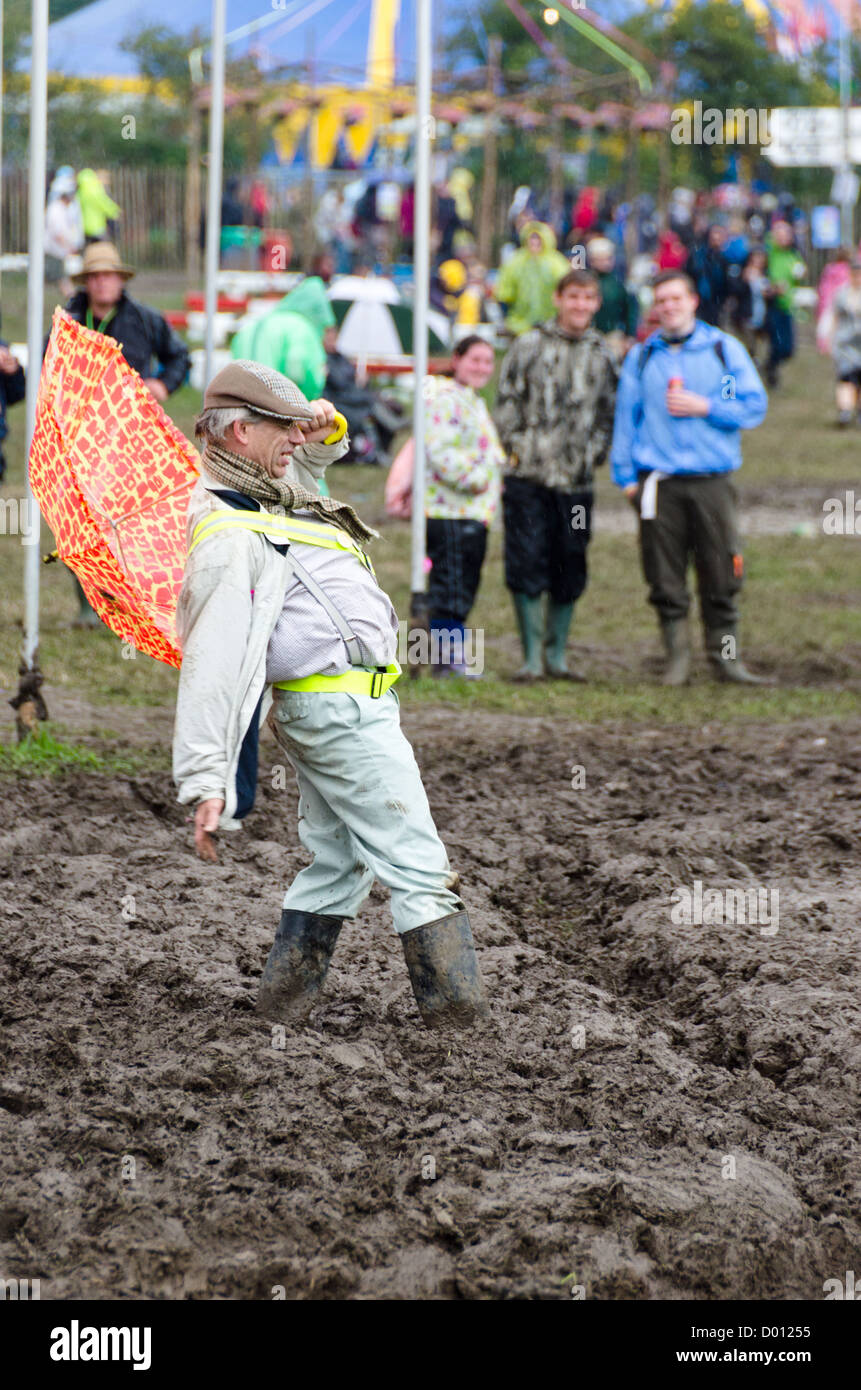 Glastonbury festival mud hi-res stock photography and images - Alamy