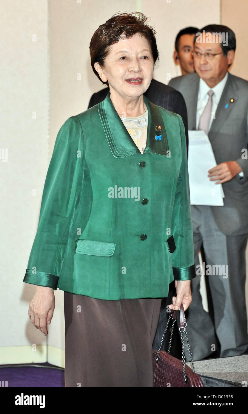 Sunday. 19th June, 2016. Party for Japanese Kokoro leader Kyoko Nakayama  attends a political debate by nine party leaders for the upcoming July 10  upper house election in Tokyo on Sunday, June