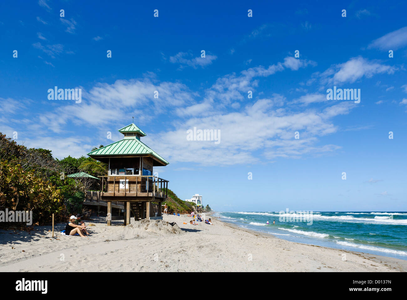 Beach at Red Reef Beach Park in Boca Raton, Treasure Coast, Florida